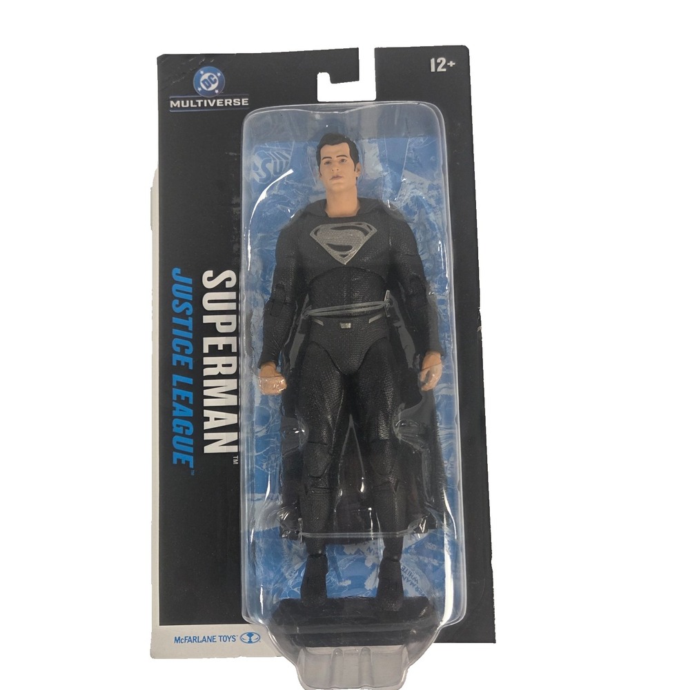 Superman Justice League Black Suit 7 Inch Figure McFarlane DC Multiverse New